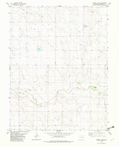 United States Geological Survey Arsenic Lake, CO (1982, 24000-Scale) digital map