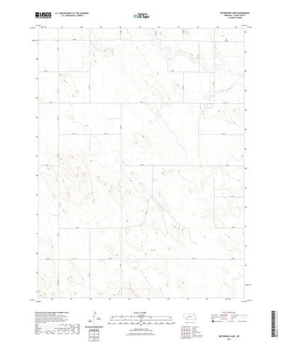 United States Geological Survey Arterburn Lake, NE (2021, 24000-Scale) digital map