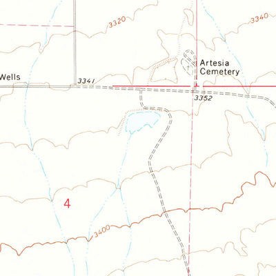 United States Geological Survey Artesia, AZ (1966, 24000-Scale) digital map