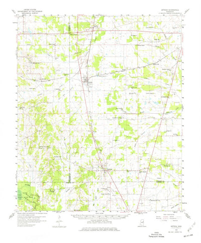 United States Geological Survey Artesia, MS (1959, 62500-Scale) digital map