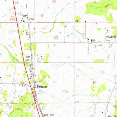 United States Geological Survey Artesia, MS (1959, 62500-Scale) digital map