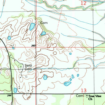 United States Geological Survey Artesia, MS (1987, 24000-Scale) digital map