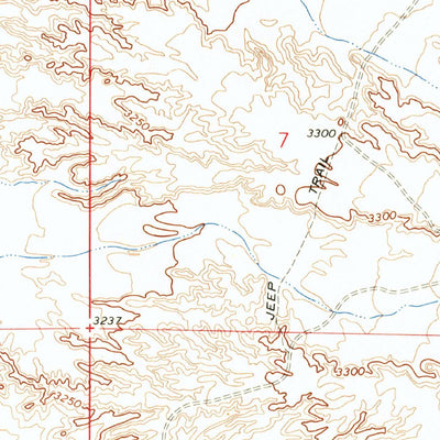 United States Geological Survey Artesia NE, AZ (1966, 24000-Scale) digital map