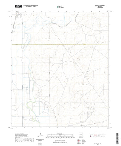 United States Geological Survey Artesia NE, NM (2020, 24000-Scale) digital map