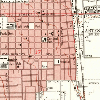 United States Geological Survey Artesia, NM (1955, 24000-Scale) digital map