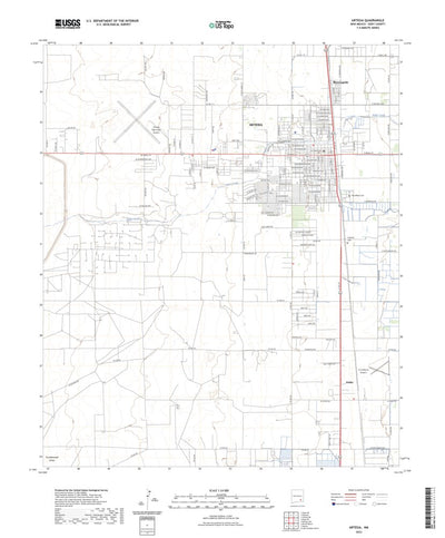 United States Geological Survey Artesia, NM (2023, 24000-Scale) digital map