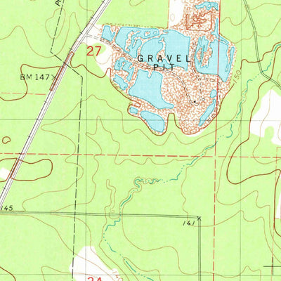 United States Geological Survey Artesian, AR (1981, 24000-Scale) digital map