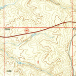 United States Geological Survey Artesian Draw, WY (1954, 24000-Scale) digital map