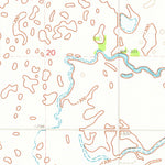 United States Geological Survey Artesian, SD (1971, 24000-Scale) digital map