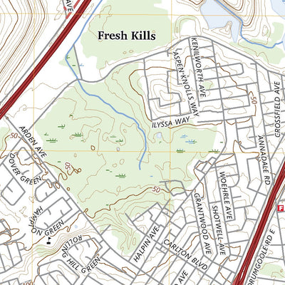 United States Geological Survey Arthur Kill, NY (2023, 24000-Scale) digital map