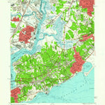 United States Geological Survey Arthur Kill, NY-NJ (1955, 24000-Scale) digital map