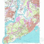 United States Geological Survey Arthur Kill, NY-NJ (1966, 24000-Scale) digital map