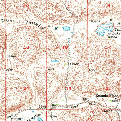 United States Geological Survey Arthur, NE (1949, 62500-Scale) digital map