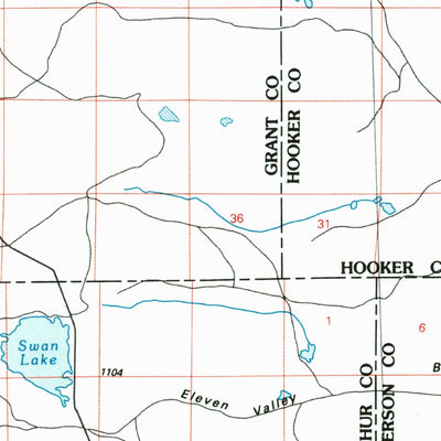 United States Geological Survey Arthur, NE (1985, 100000-Scale) digital map
