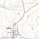 United States Geological Survey Arthur, NE (2021, 24000-Scale) digital map