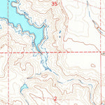 United States Geological Survey Artichoke Butte SW, SD (1965, 24000-Scale) digital map