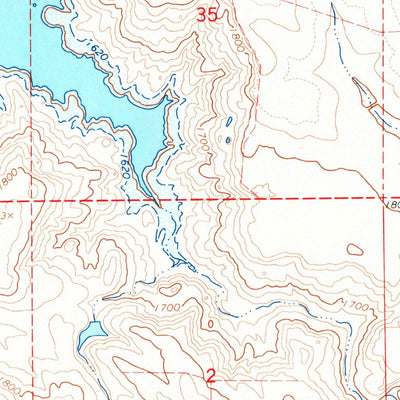 United States Geological Survey Artichoke Butte SW, SD (1965, 24000-Scale) digital map