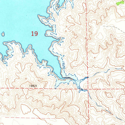 United States Geological Survey Artichoke Butte SW, SD (1965, 24000-Scale) digital map