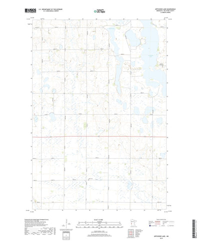 United States Geological Survey Artichoke Lake, MN (2019, 24000-Scale) digital map