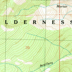 United States Geological Survey Artillery Dome, ID (1990, 24000-Scale) digital map