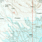 United States Geological Survey Artillery Peak, AZ (1990, 24000-Scale) digital map