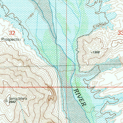 United States Geological Survey Artillery Peak, AZ (1990, 24000-Scale) digital map