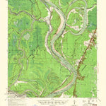United States Geological Survey Artonish, MS-LA (1955, 62500-Scale) digital map