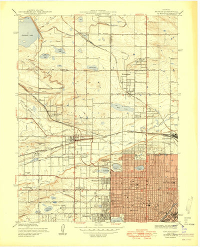 United States Geological Survey Arvada, CO (1950, 24000-Scale) digital map