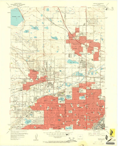 United States Geological Survey Arvada, CO (1957, 24000-Scale) digital map