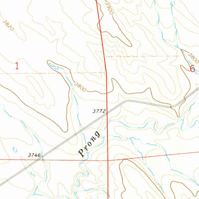 United States Geological Survey Arvada NE, WY (1971, 24000-Scale) digital map