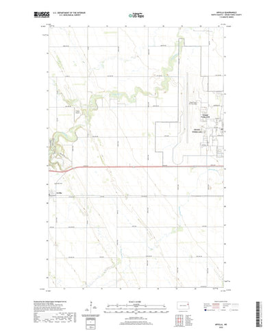 United States Geological Survey Arvilla, ND (2020, 24000-Scale) digital map