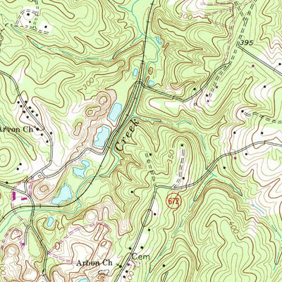 United States Geological Survey Arvonia, VA (1968, 24000-Scale) digital map