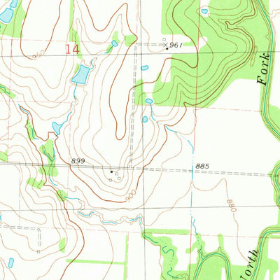 United States Geological Survey Asbury, MO-KS (1981, 24000-Scale) digital map