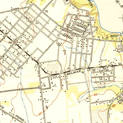 United States Geological Survey Asbury Park, NJ (1943, 24000-Scale) digital map