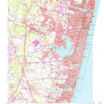 United States Geological Survey Asbury Park, NJ (1954, 24000-Scale) digital map