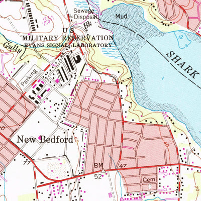 United States Geological Survey Asbury Park, NJ (1954, 24000-Scale) digital map