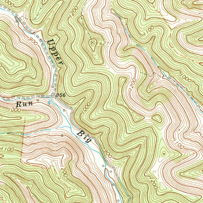 United States Geological Survey Asbury, WV (1964, 24000-Scale) digital map