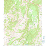 United States Geological Survey Asbury, WV (1972, 24000-Scale) digital map
