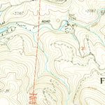 United States Geological Survey Ascension Mountain, CA (1992, 24000-Scale) digital map
