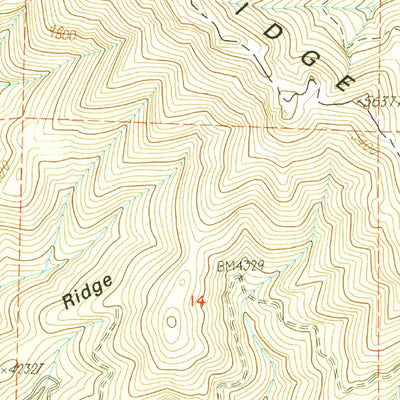 United States Geological Survey Ascension Mountain, CA (1992, 24000-Scale) digital map
