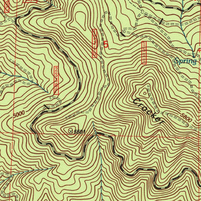 United States Geological Survey Ascension Mountain, CA (2001, 24000-Scale) digital map