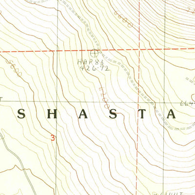 United States Geological Survey Ash Creek Butte, CA (1986, 24000-Scale) digital map