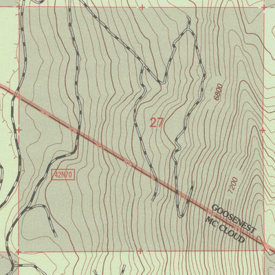 United States Geological Survey Ash Creek Butte, CA (1998, 24000-Scale) digital map