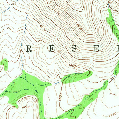United States Geological Survey Ash Creek NE, AZ (1966, 24000-Scale) digital map