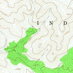 United States Geological Survey Ash Creek Ranch, AZ (1966, 24000-Scale) digital map