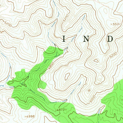 United States Geological Survey Ash Creek Ranch, AZ (1966, 24000-Scale) digital map