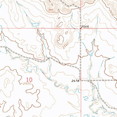 United States Geological Survey Ash Creek West, MT (1972, 24000-Scale) digital map