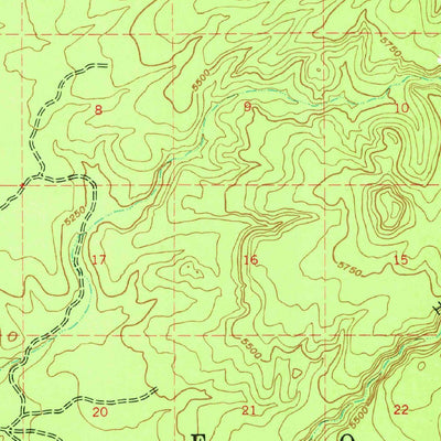 United States Geological Survey Ash Fork, AZ (1947, 62500-Scale) digital map