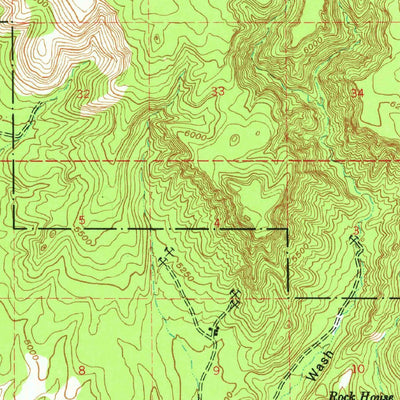 United States Geological Survey Ash Fork, AZ (1947, 62500-Scale) digital map