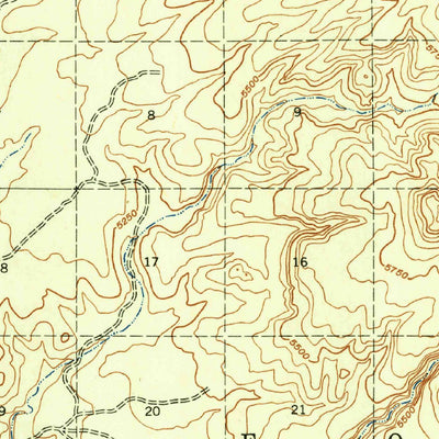 United States Geological Survey Ash Fork, AZ (1948, 63360-Scale) digital map
